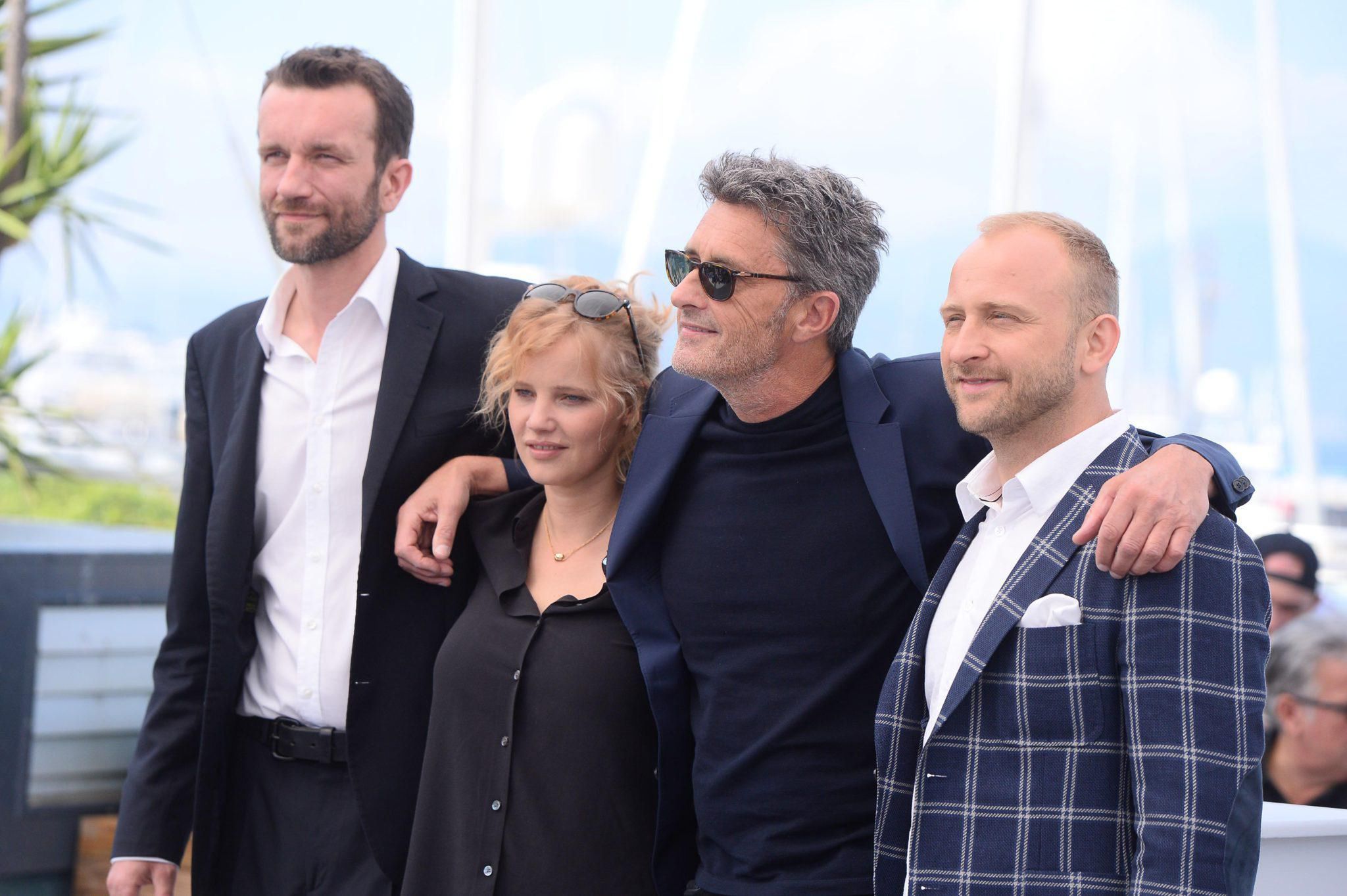 Joanna Kulig, Tomasz Kot, Paweł Pawlikowski, Borys Szyc - konferencja prasowa "Zimnej Wojny", Cannes 2018