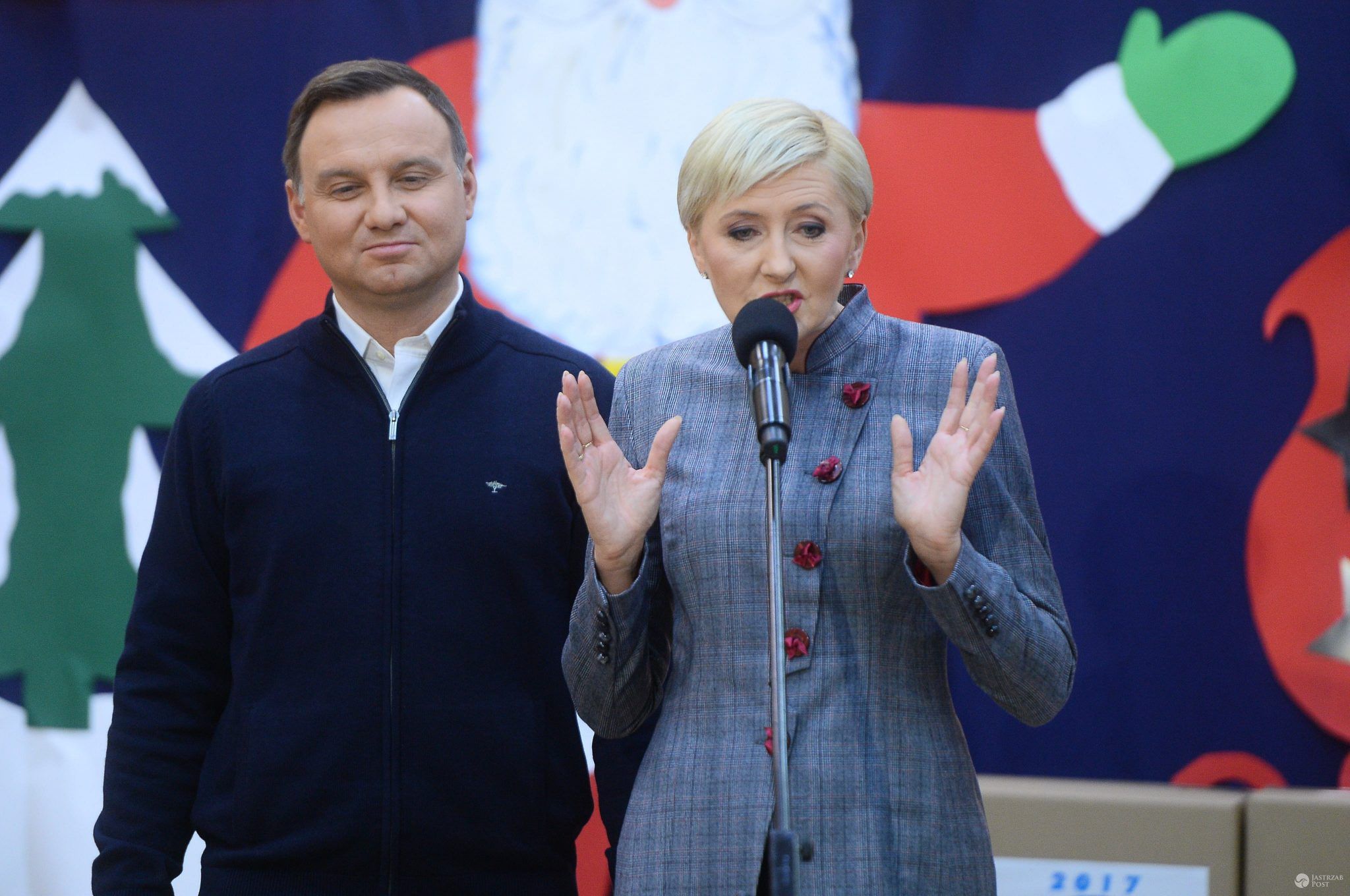 Agata Duda i Andrzej Duda - finał akcji Banków Żywności 2016