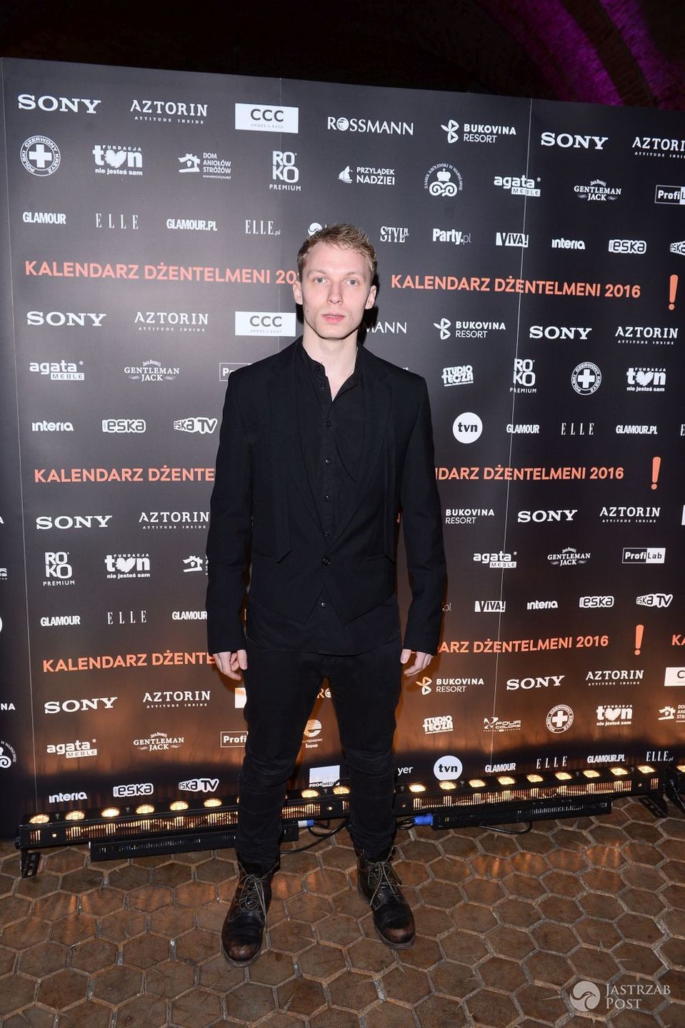 Igor Herbut na premierze Kalendarza Dżentelmeni 2016
