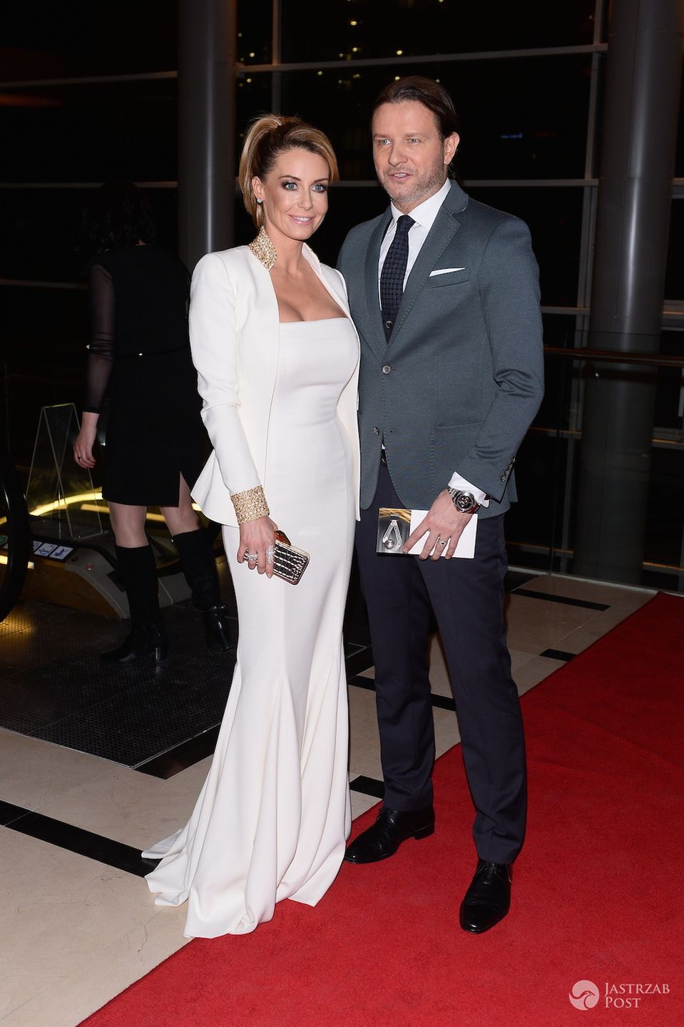 Małgorzata Rozenek i Radosław Majdan na Balu Piłki Nożnej 2016