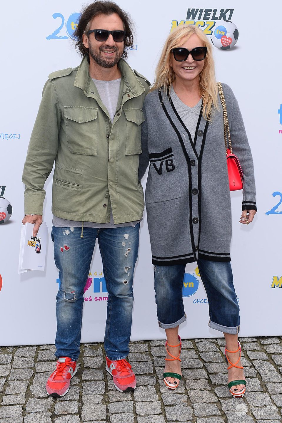 Monika Olejnik i Tomasz Ziółkowski - Wielki Mecz TVN i WOŚP 2017