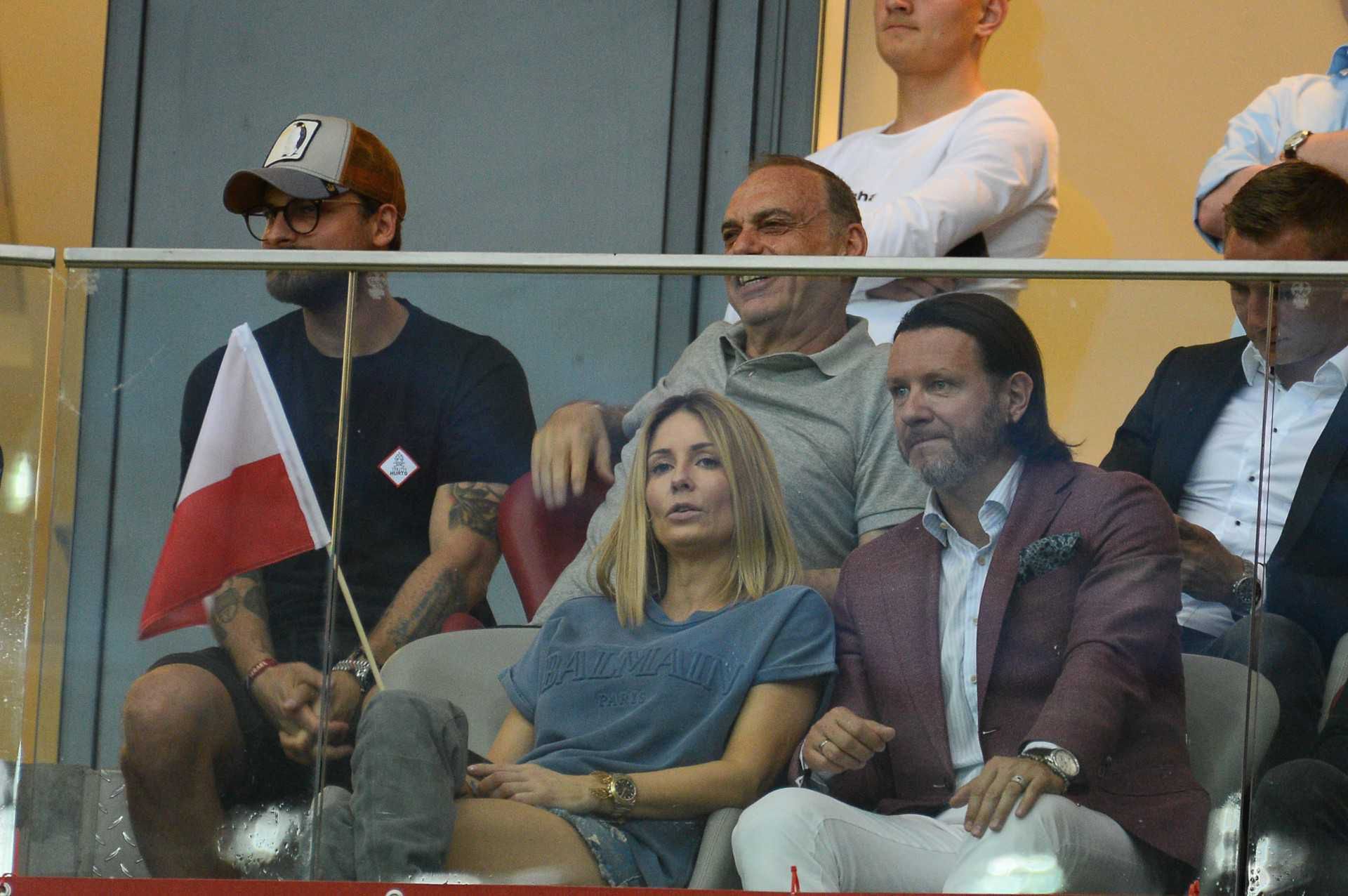 Małgorzata Rozenek i Radosław Majdan – mecz Polska Izrael przed Euro 2020