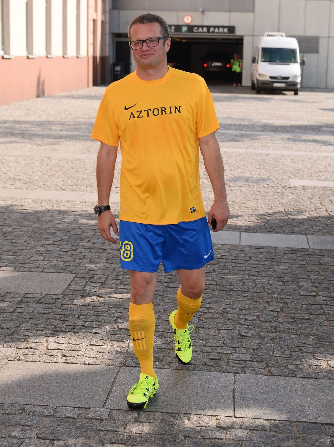 Marcin Meller na Wielkim Meczu TVP vs TVN
Fot. ons