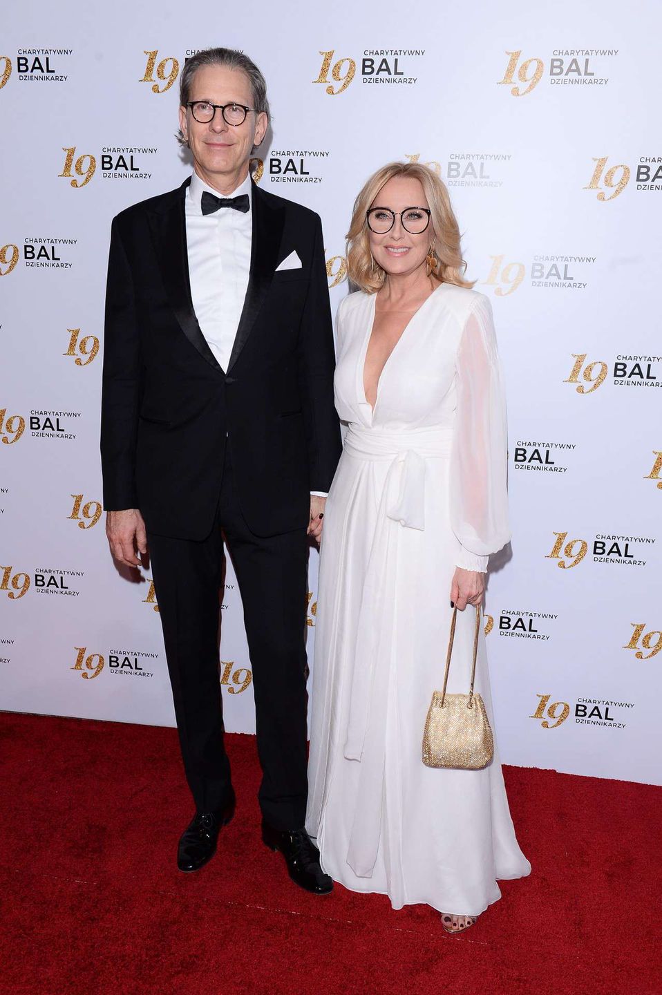 Agata Młynarska i Przemysław Schmidt – Bal Dziennikarzy 2019