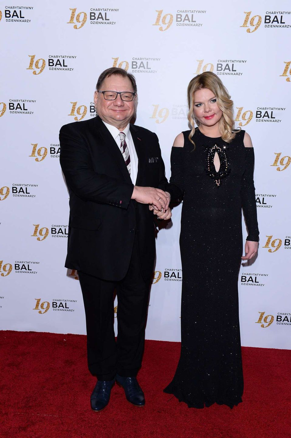 Ryszard Kalisz z żoną – Bal Dziennikarzy 2019