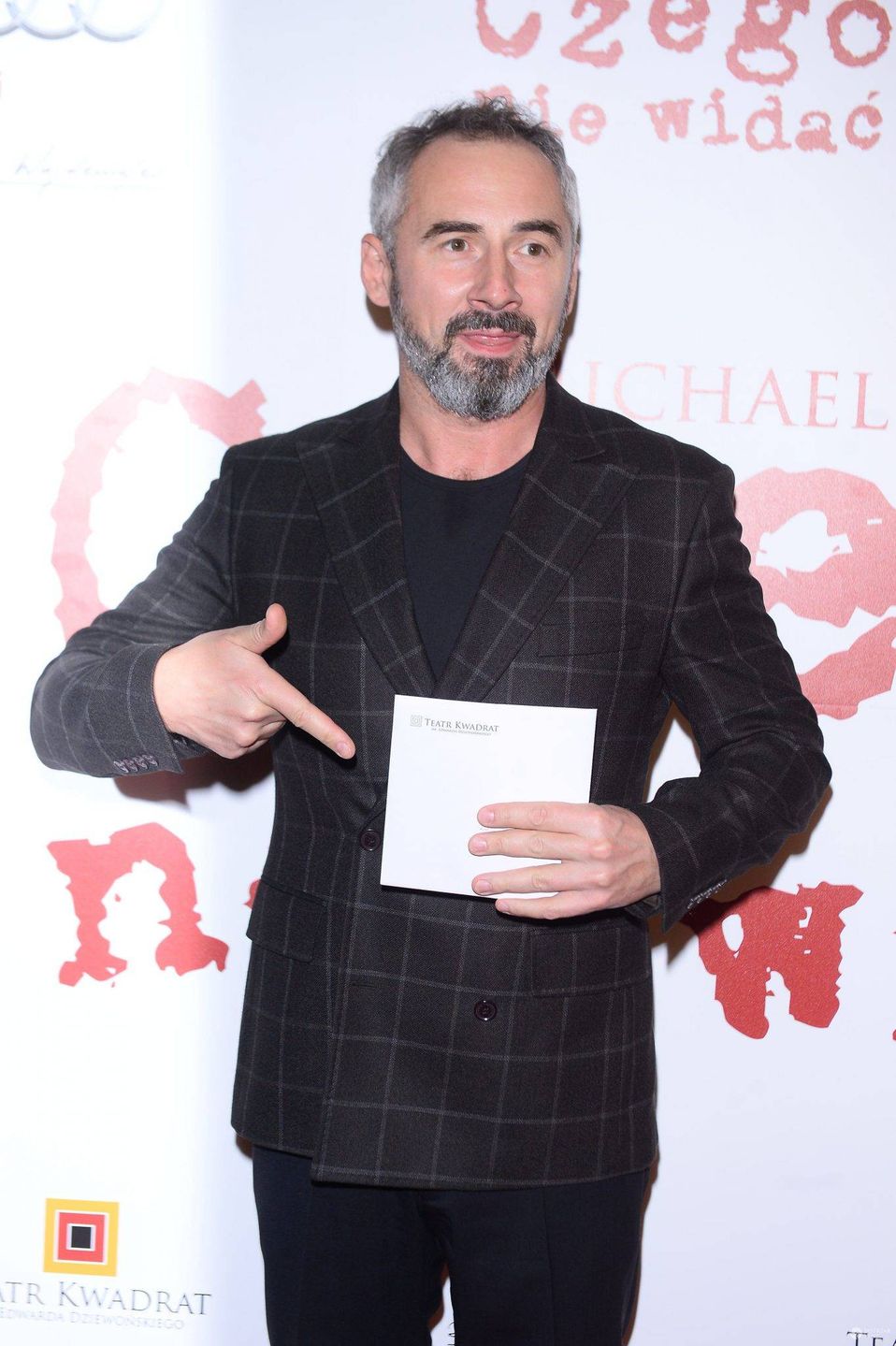 Jacek Kopczyński  - premiera sztuki Czego nie widać w Teatrze Kwadrat