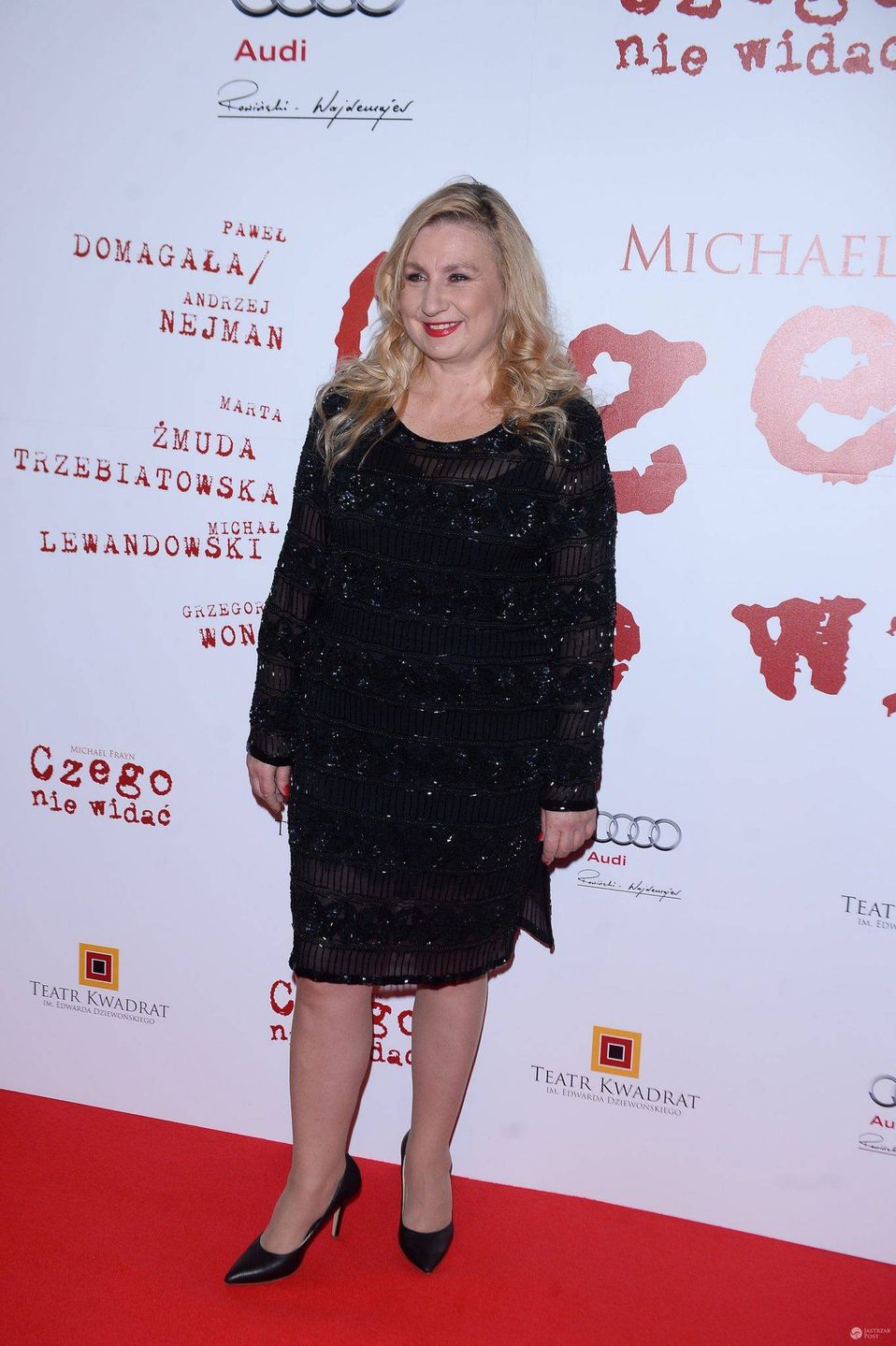 Aldona Jankowska - premiera sztuki Czego nie widać w Teatrze Kwadrat