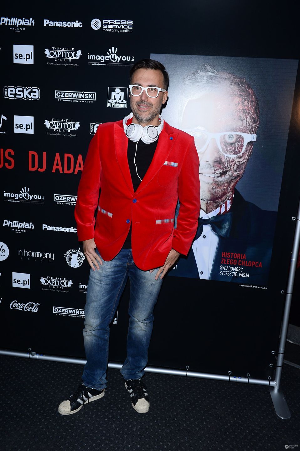 DJ Adamus na swojej imprezie urodzinowej