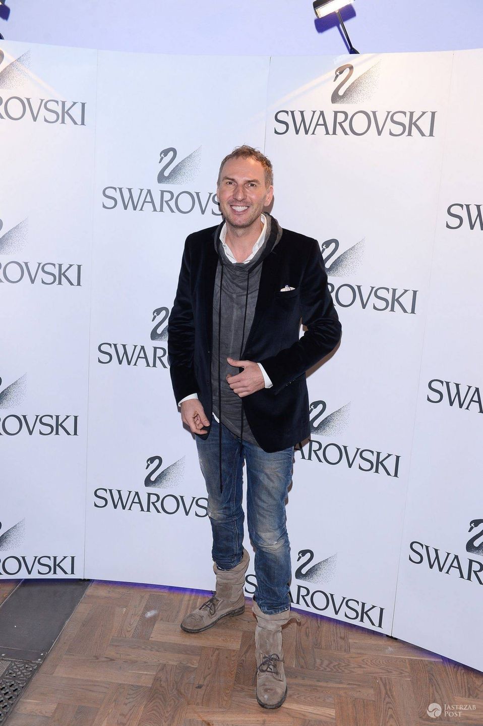 Krzysztof Gojdź na premierze kolekcji Sea of Sparkle marki Swarovski 2016