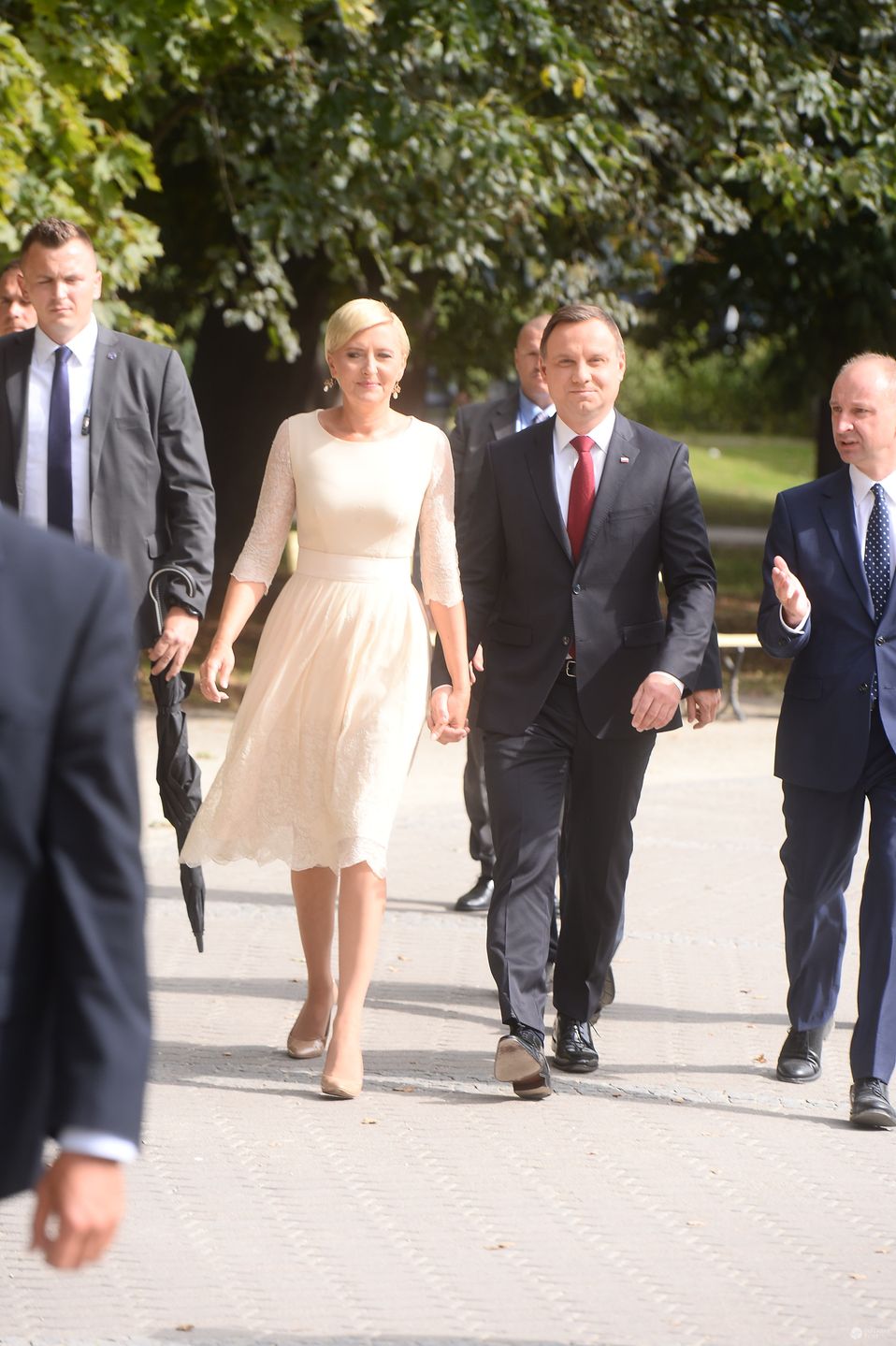 Andrzej Duda i Agata Duda na Narodowym czytaniu