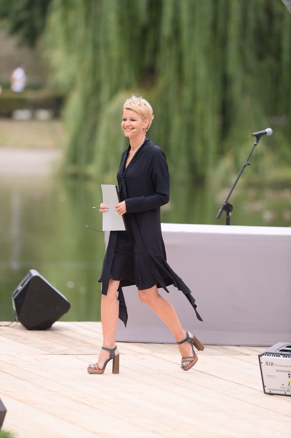 Małgorzata Kożuchowska na Narodowym czytaniu