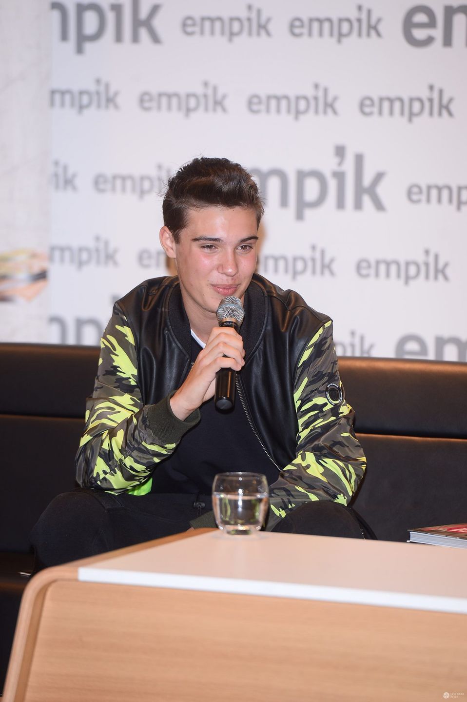 Leon Myszkowski promuje książkę w Empiku