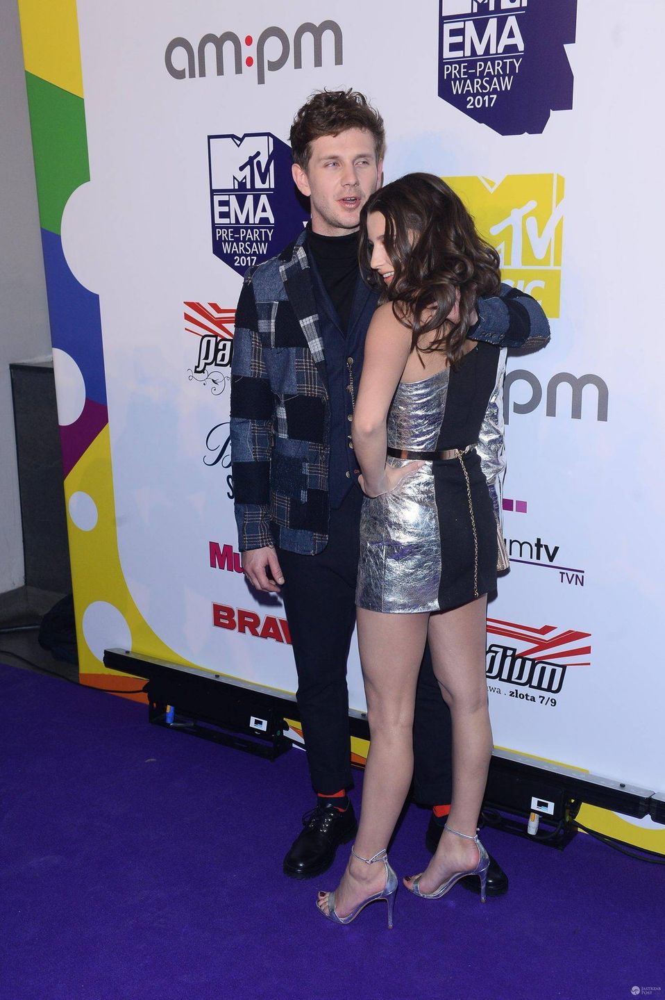 Antek Królikowski i Julia Wieniawa - MTV EMA pre-Party 2017
