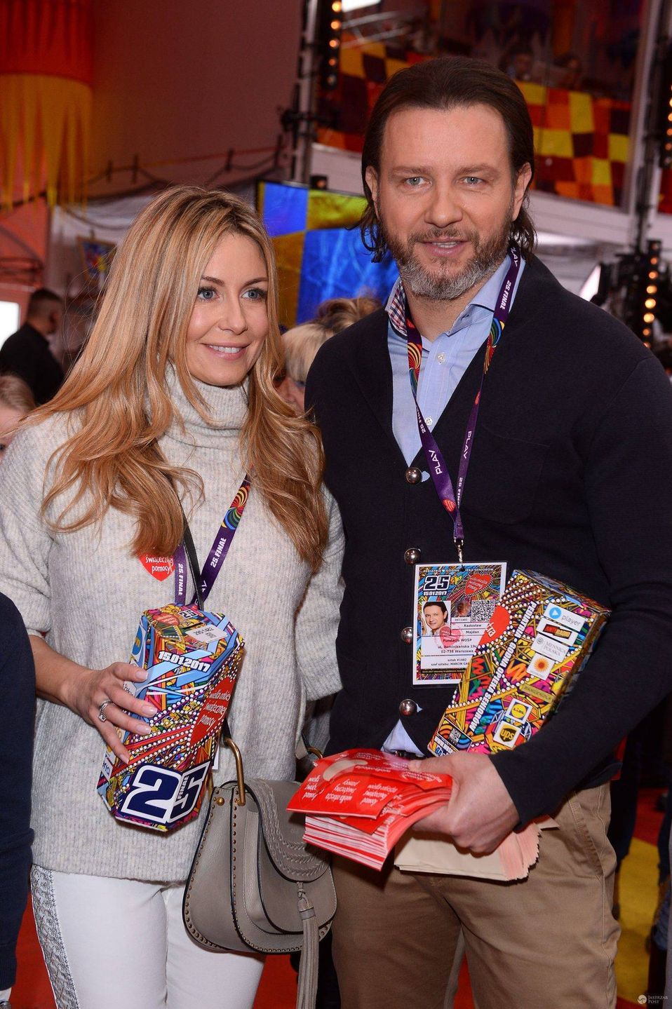 Małgorzata Rozenek i Radosław Majdan wspierają WOŚP 2017