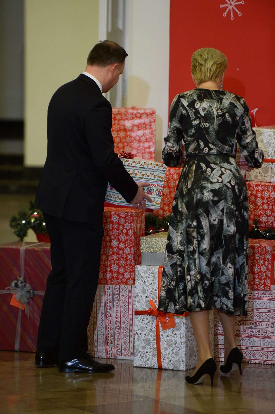 Agata Duda i Andrzej Duda - Szlachetna Paczka 2018
