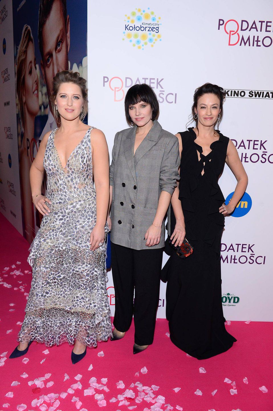 Aleksandra Domańska, Roma Gąsiorowska, Magdalena Różczka - premiera filmu Podatek od miłości