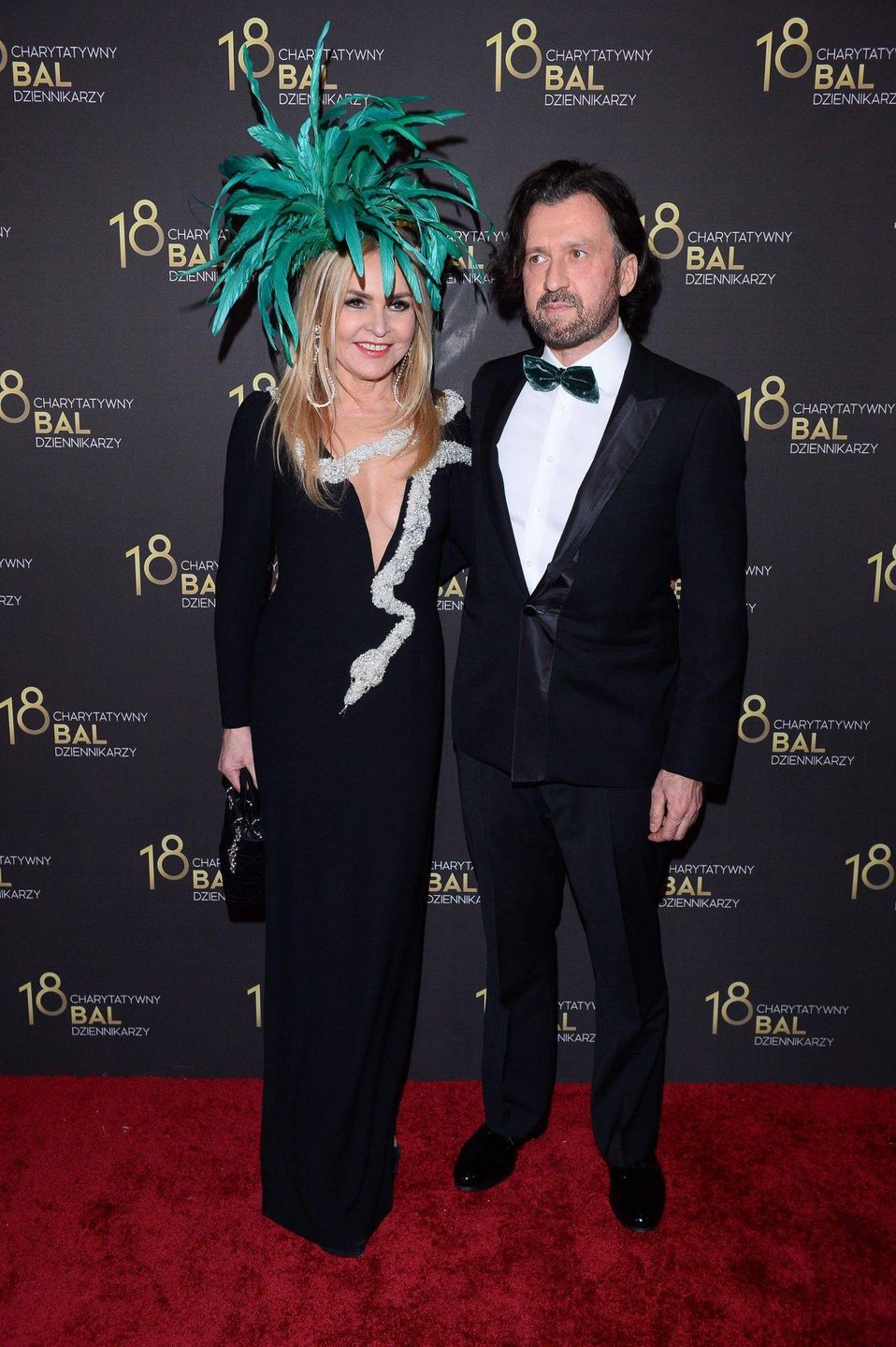 Monika Olejnik i Tomasz Ziółkowski - Bal Dziennikarzy 2018