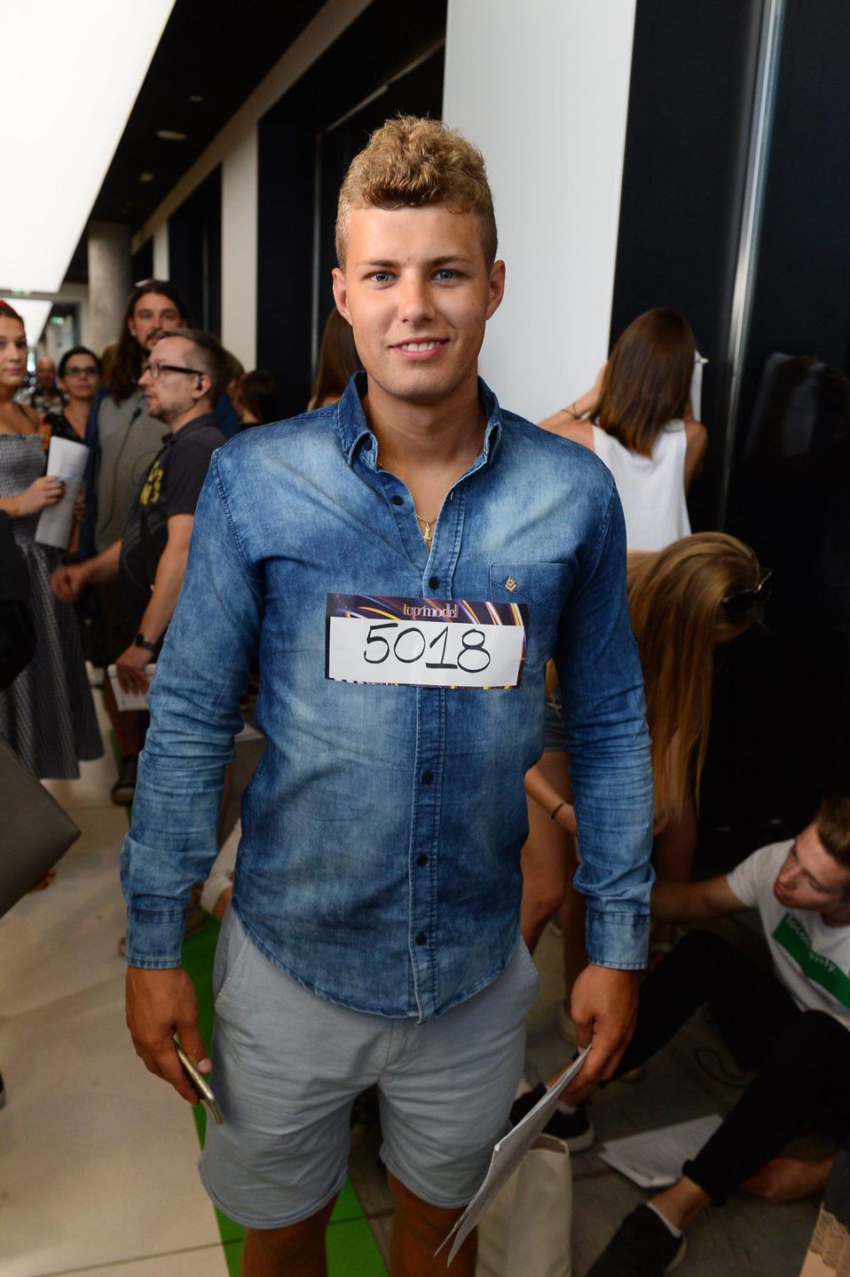 Mateusz Gąsiewski - casting do "Top Model"