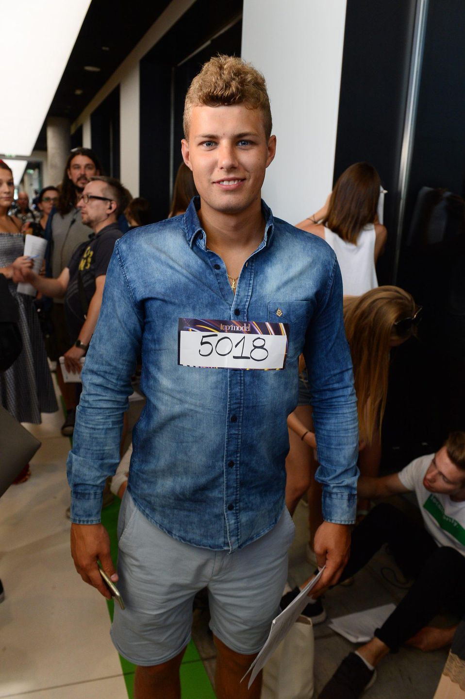 Mateusz Gąsiewski - casting do "Top Model"