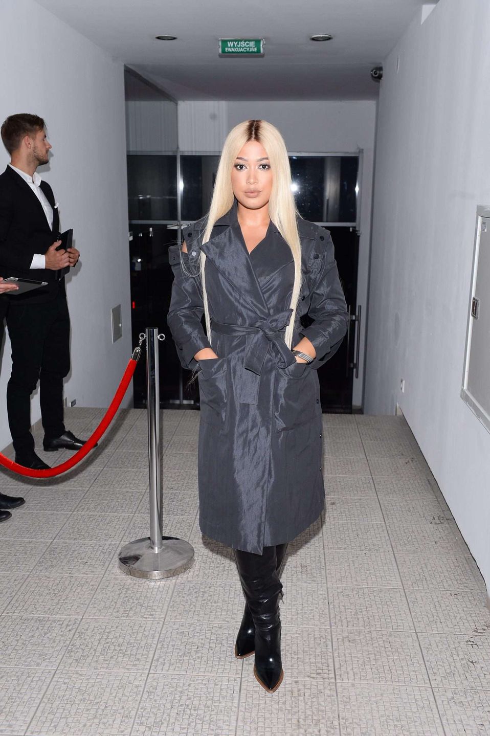 Patricia Kazadi blondynką (pokaz Thecadess jesień zima 2018)