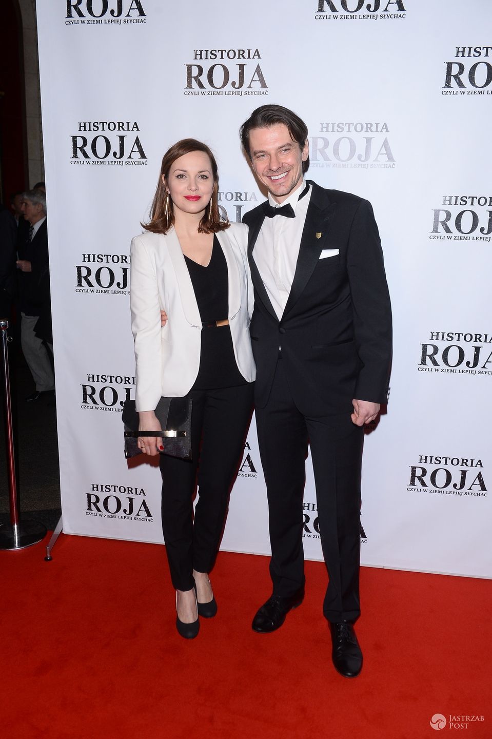 Marcin Kwaśny na premierze filmu "Historia Roja"