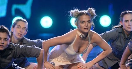 Margaret pokazała, na co ją stać! Błysnęła też bielizną
