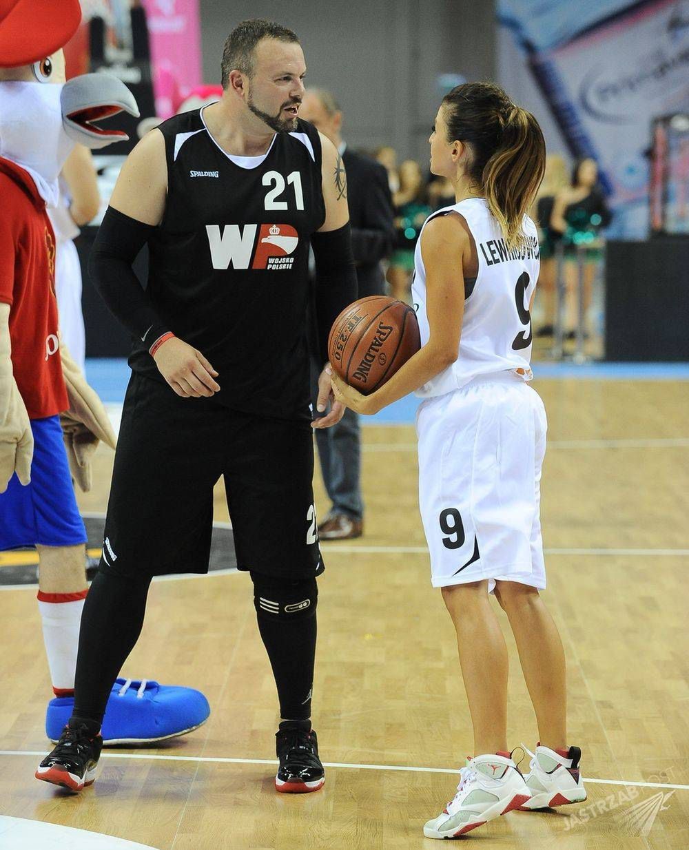 Anna Lewandowska na meczu Gortat vs. Wojsko Polskie
Fot. ons