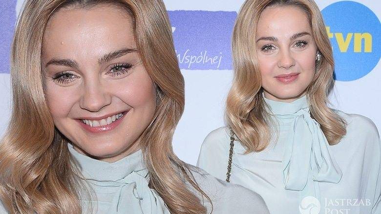 Małgorzata Socha, konferencja serialu "Na Wspólnej" (fot. ONS)