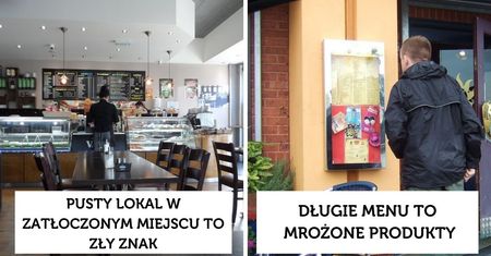 18 znaków ostrzegawczych, które każdego powinny zmotywować do opuszczenia restauracji