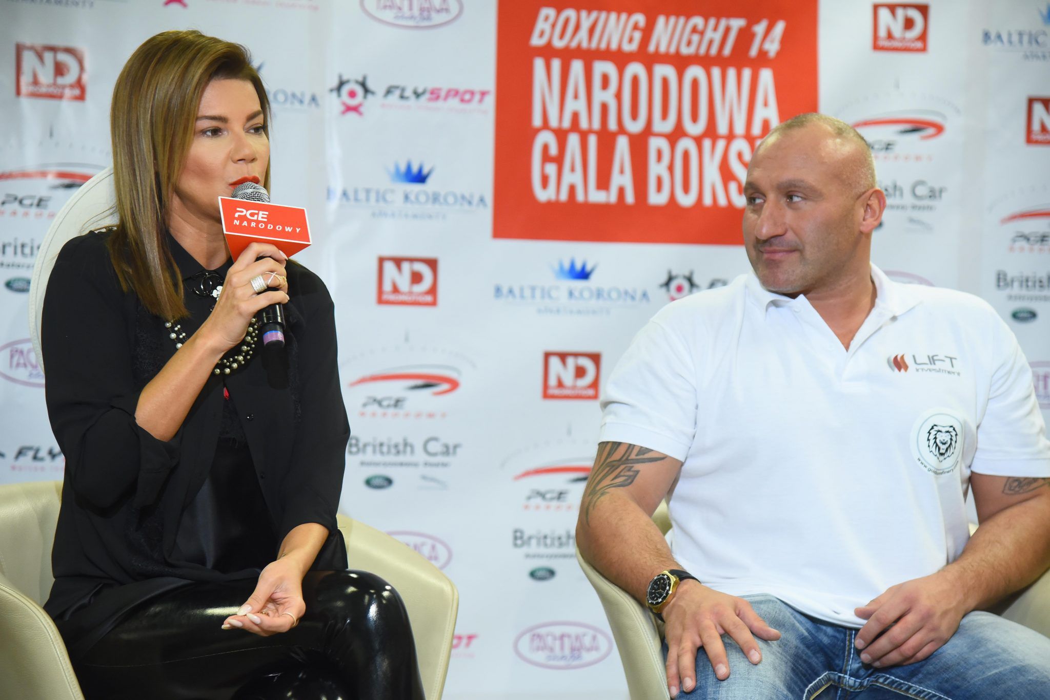 Edyta Górniak - Boxing Night 14, konferencja