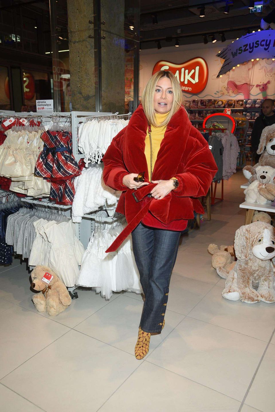 Małgorzata Rozenek na imprezie SMYK