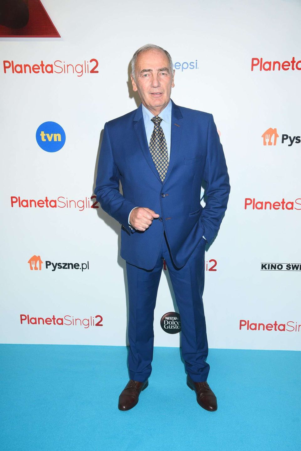 Karol Strasburger - premiera filmu "Planeta Singli 2"