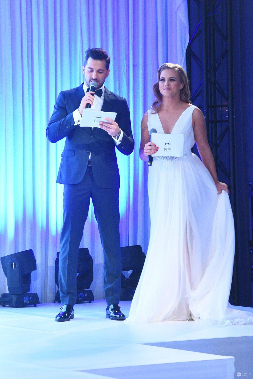 Rafał Maślak i Agnieszka Kaczorowska - Gala Mister Polski 2016