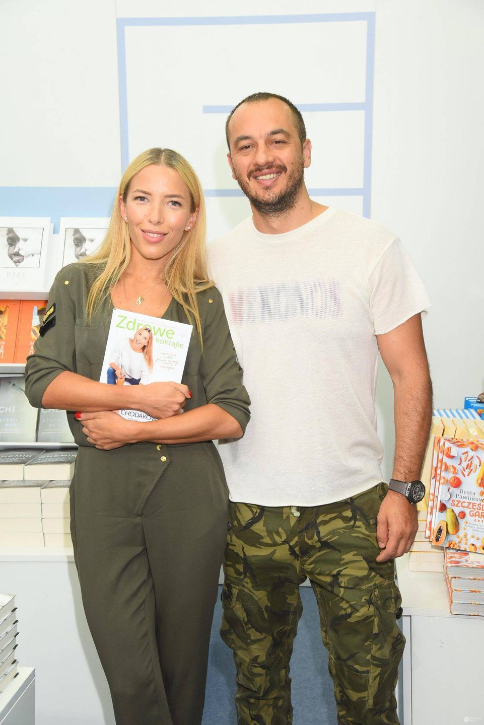 Ewa Chodakowska i Lefteris-Kavoukis Warszawskie Targi Książki 2017