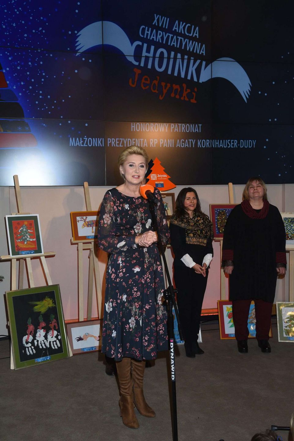 Agata Duda na akcji świątecznej