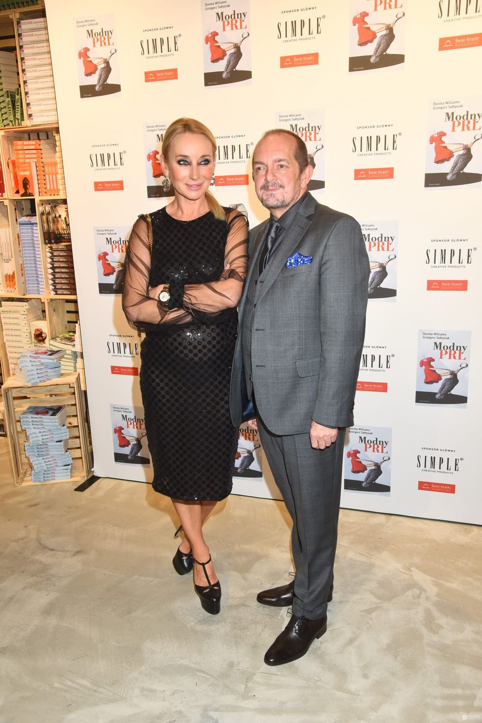 Dorota Williams i Grzegorz Sołtysiak - Premiera książki Modny PRL