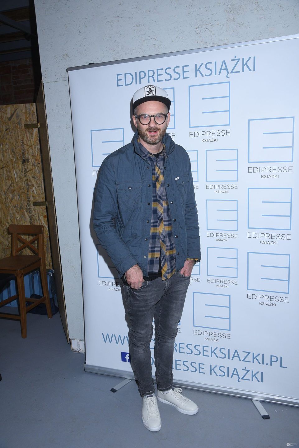 Jankes na premierze książki Lary Gessler
