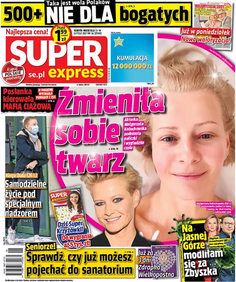 Kinga Duda trafiła na okładkę Super Expressu