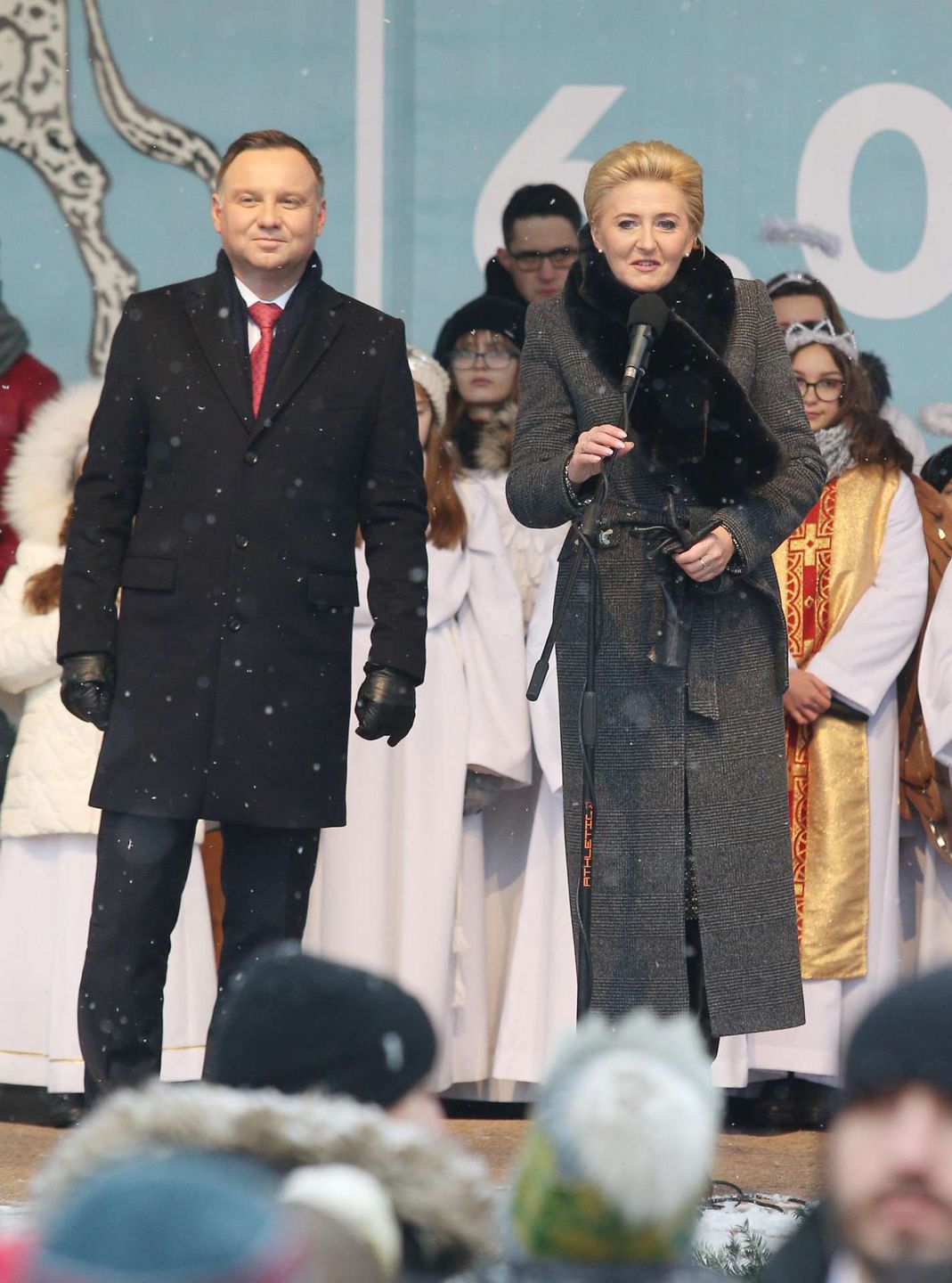 Para prezydencka prowadziła Orszak Trzech Króli w Wadowicach
