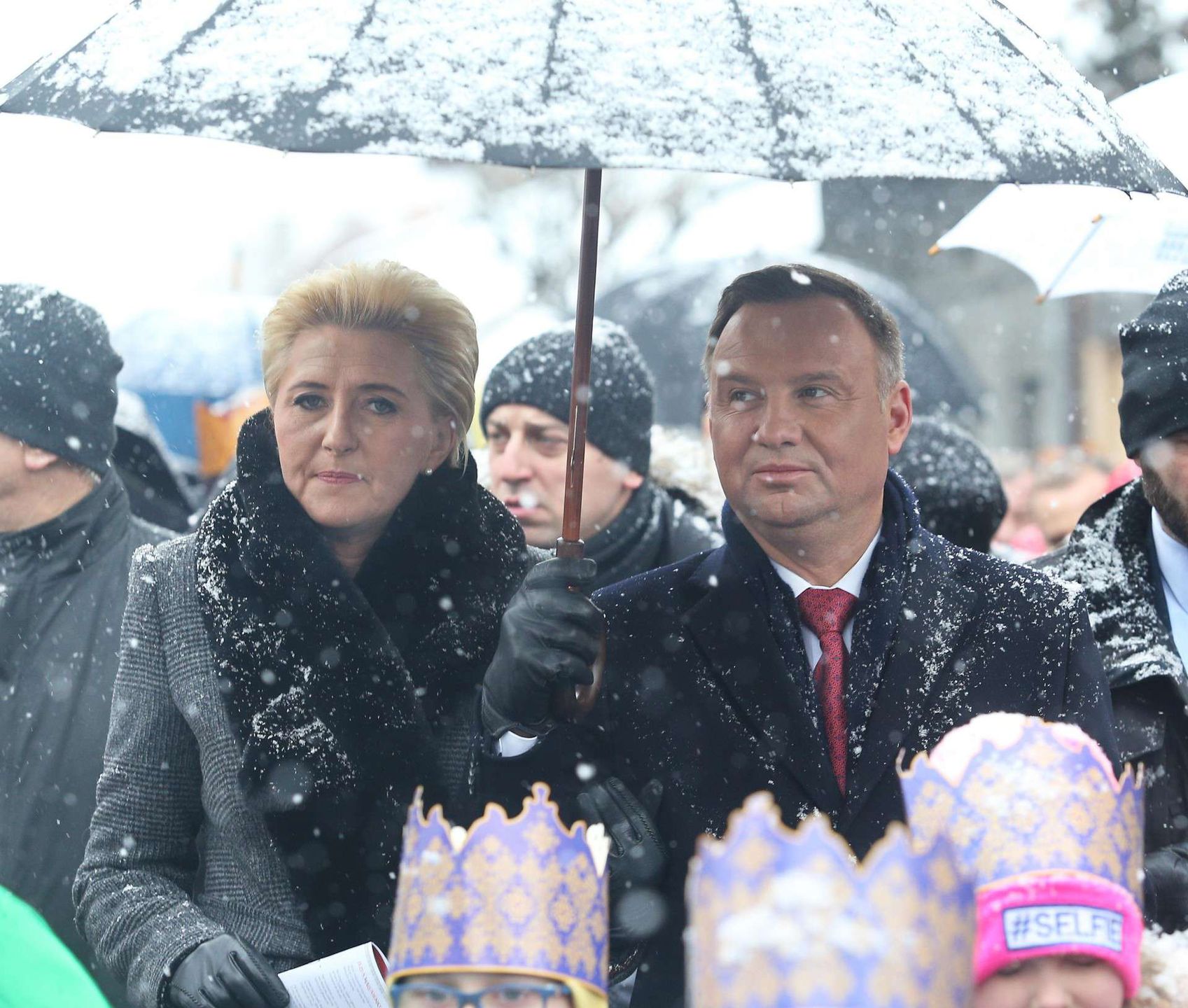 Para prezydencka prowadziła Orszak Trzech Króli w Wadowicach