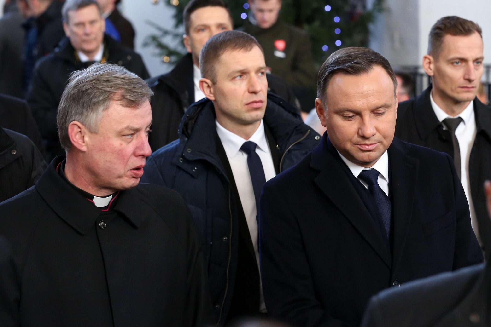 Andrzej Duda - pogrzeb Pawła Adamowicza