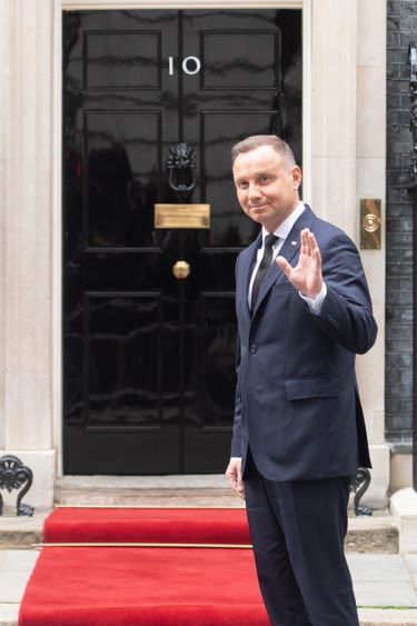 Andrzej Duda w Londynie – spotkanie z Liz Truss przed pogrzebem królowej Elżbiety II