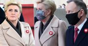 Agata i Andrzej Dudowie na obchodach Dnia Niepodległości. Pierwsza Dama nie zawiodła. Stylizacja jak zwykle w punkt