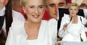Nikt tego nie zauważył. Agata Duda na wieczór wyborczy włożyła starą kreację! Tak nosiła ją lata temu