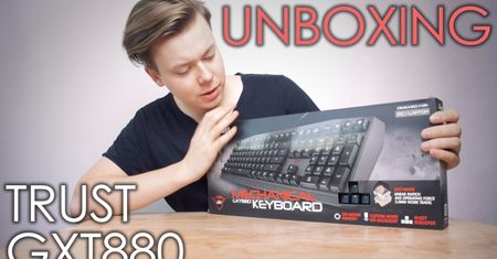 ROZPAKOWUJEMY KLAWIATURĘ TRUST GXT880