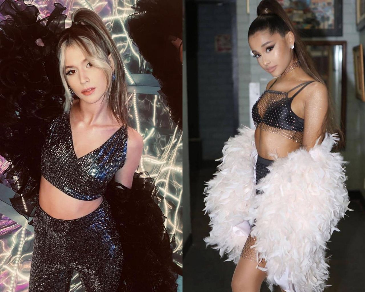 Roksana Węgiel i Ariana Grande