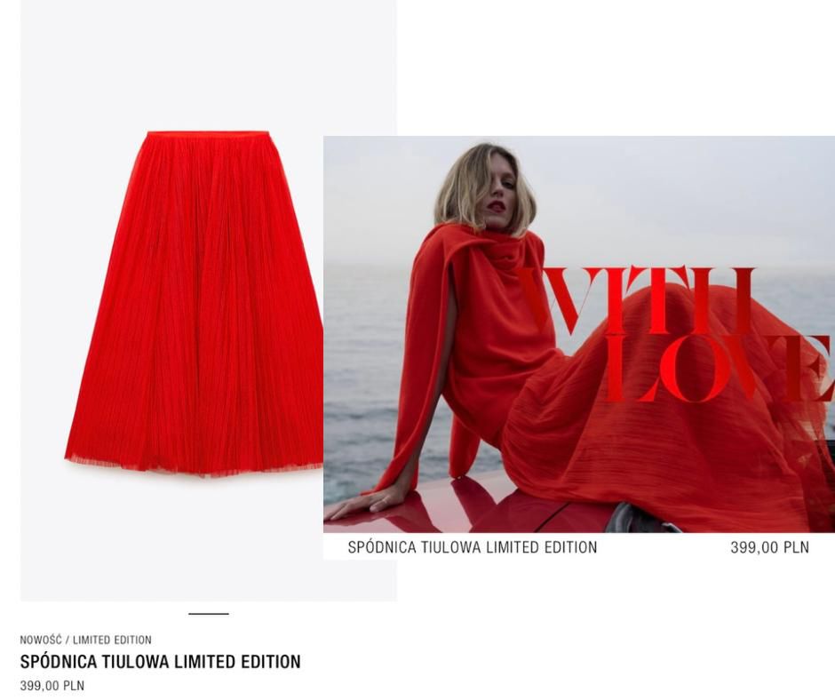 Anja Rubik | fot. zrzut ekranu ZARA