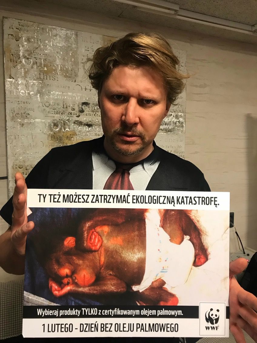 Andrzej Nejman - Dzień bez oleju palmowego, akcja WWF Polska