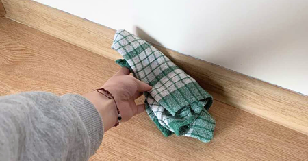 Mieszam 3 produkty, a moje listwy pokrywają się ochronną warstwą. Ani śladu kurzu!