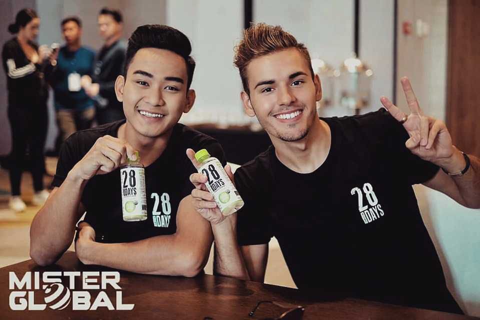 Michał Grudzień na wyborach Mister Global 2019